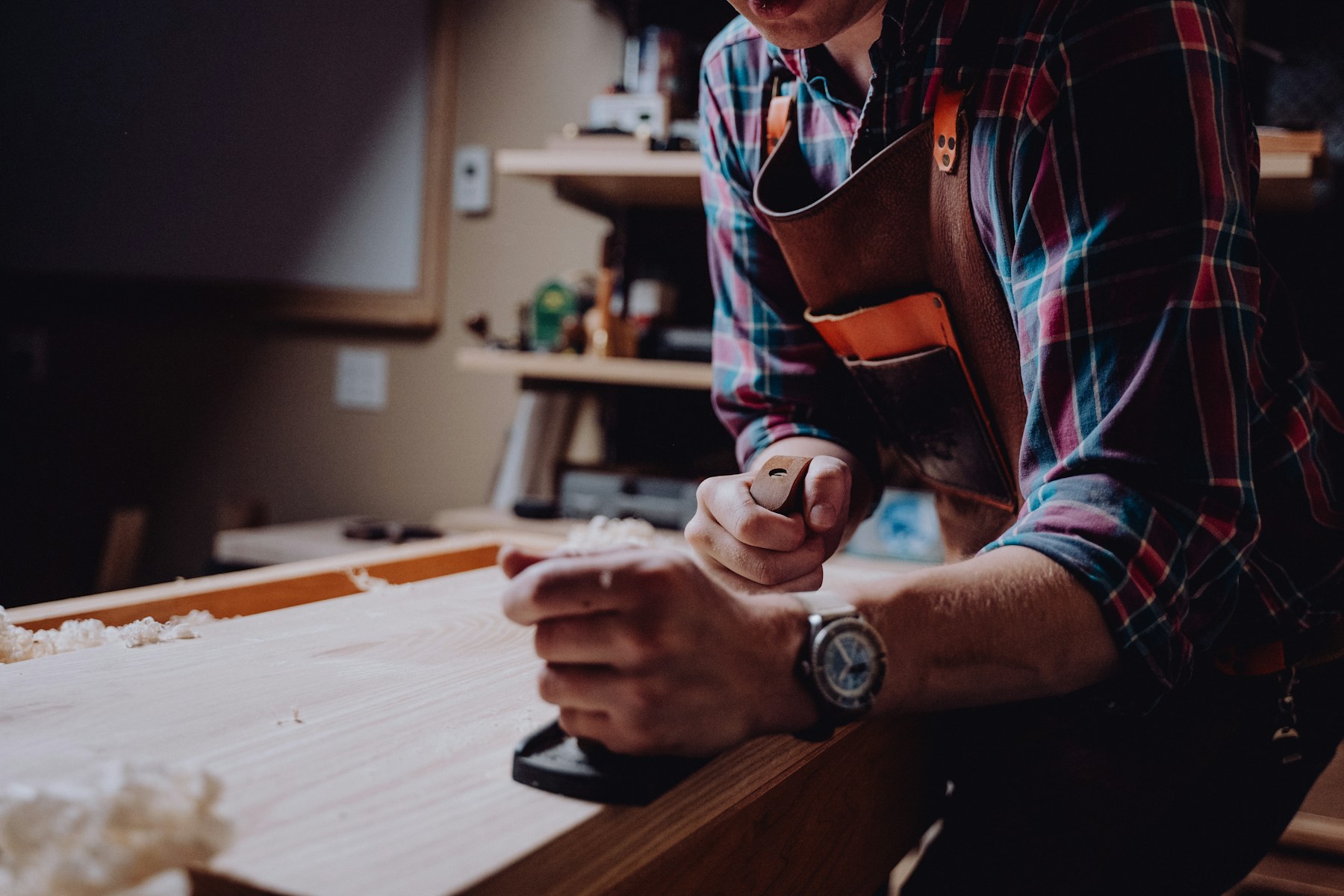 A home services professional at work